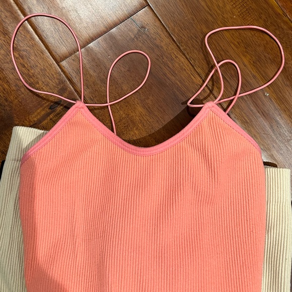 Zenana S/M ribbed layering tanks with spaghetti straps - Picture 4 of 4